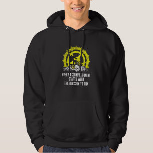 Bmx Bike Gear Mountains Quote Cyclist Hoodie