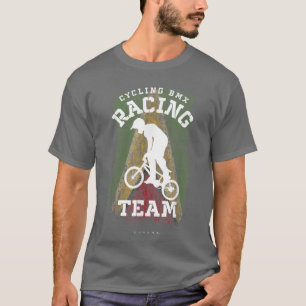 BMX Bike Guyana Flag Biking Cycling Racing BMX T-Shirt