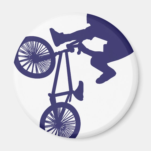 BMX BIKE RIDER MAGNET (Front)
