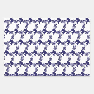 BMX Bike Rider Wrapping Paper Sheet