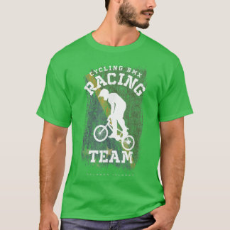 BMX Bike Solomon Islands Flag Biking Cycling Racin T-Shirt