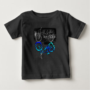 BMX Bike Sport Coloured Reflection Baby T-Shirt