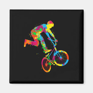 Bmx Bike Stunt Rider Boys Children  Magnet
