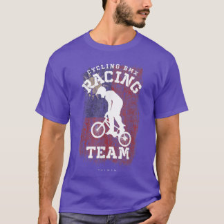 BMX Bike Taiwan Flag Biking Cycling Racing BMX T-Shirt