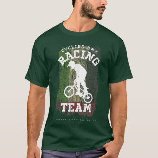 BMX Bike United Arab Emirates Flag Biking Cycling T-Shirt
