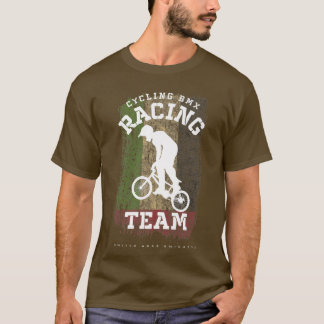 BMX Bike United Arab Emirates Flag Biking Cycling T-Shirt
