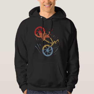BMX Bike Vintage BMX Trick Bike Freestyle Stunt Bi Hoodie