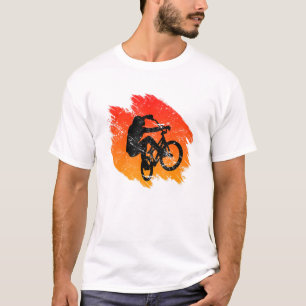 Bmx Biker Bicycle Skatepark Biker Wheel Cyclists T-Shirt