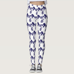 BMX Biker High in the Air Leggings