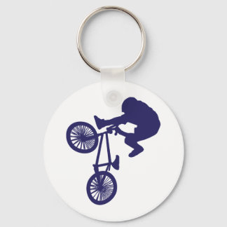 BMX Biker Key Ring