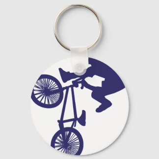 BMX Biker Key Ring
