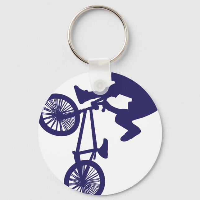 BMX Biker Key Ring (Front)