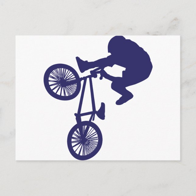 BMX Biker Postcard (Front)