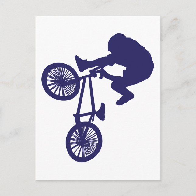 BMX Biker Postcard (Front)