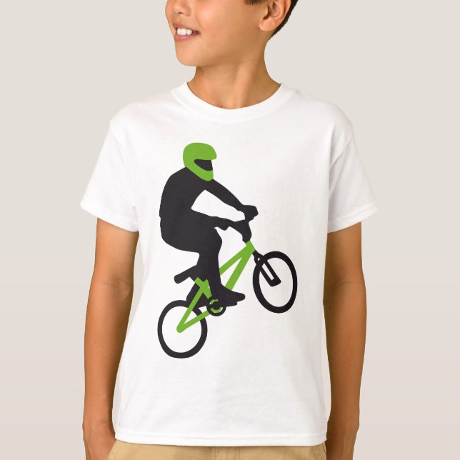 BMX biker trick jump T-Shirt (Front)