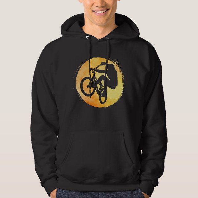 BMX Biking Racing Boys Freestyle Cycling Hoodie (Front)