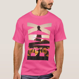 Bmx Bmx Bike Rider Image With Bmx Text T-Shirt