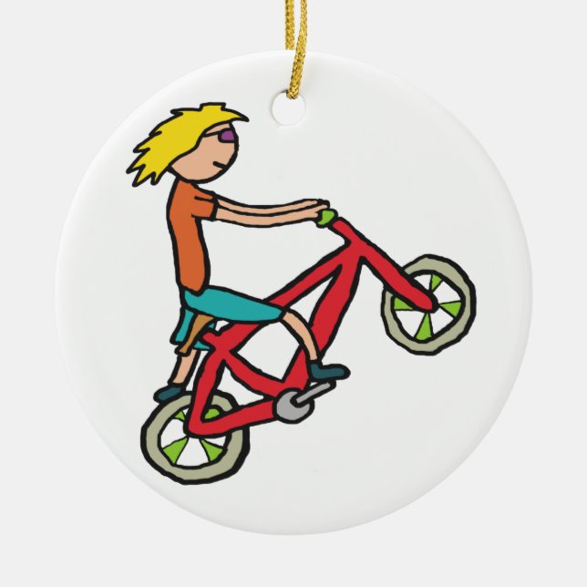 BMX CERAMIC TREE DECORATION (Front)