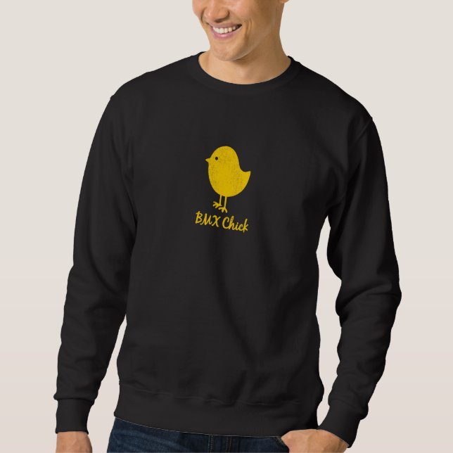 BMX Chick  Graphic Sweatshirt (Front)