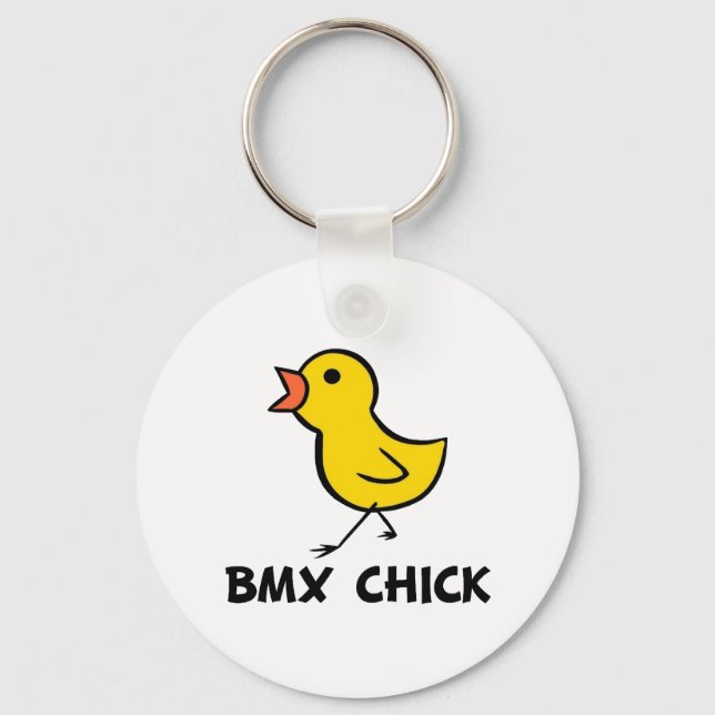 BMX Chick Keychain (Front)