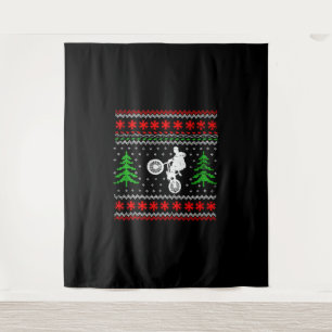 BMX Christmas Tapestry