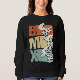 BMX color bicycle fans bike biker BMX bicyclist vi Sweatshirt