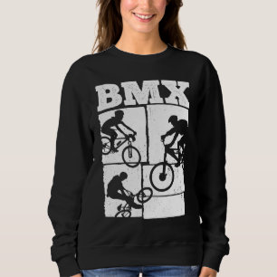 BMX color bicycle fans bike biker BMX bicyclist vi Sweatshirt