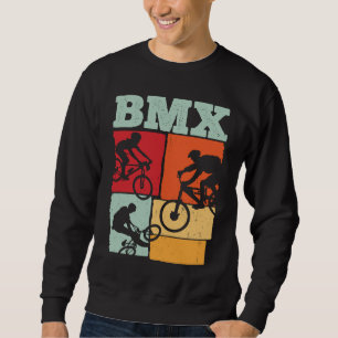 BMX color bike fans bike  MTB biker retro BMX  3 Sweatshirt