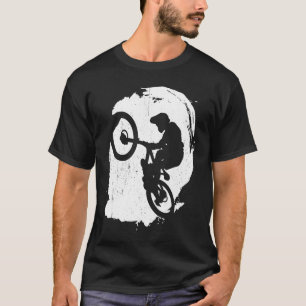 BMX colour bicycle fans bike biker BMX bicyclist v T-Shirt