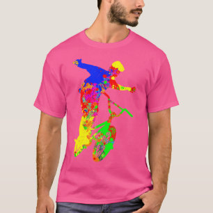 Bmx Colour Bike Fans Bike Mtb Biker Bmx T-Shirt