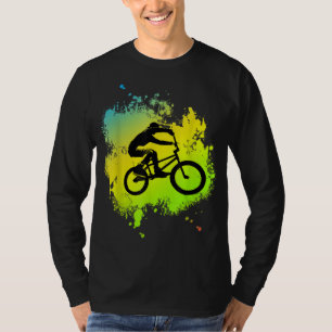 Bmx colouring Bike with nice Wheel stunts Pedals & T-Shirt