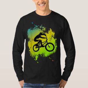 Bmx colouring Bike with nice Wheel, stunts, Pedals T-Shirt