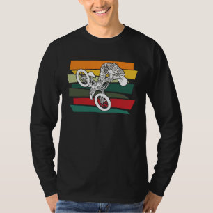 BMX Cyborg Bicycle Motocross Retro Stunts BMX Bike T-Shirt
