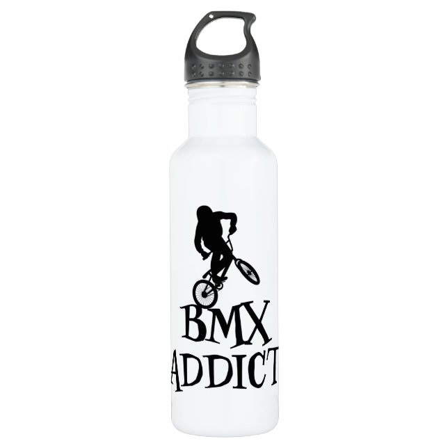 Bmx Cycling Funny Saying Bike Slogan Biker Gift 710 Ml Water Bottle (Front)