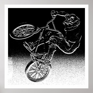 BMX distortion, Copyright Karen J WilliamsBMX Poster