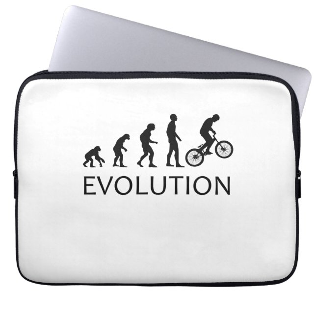 Bmx Evolution Laptop Sleeve (Front)