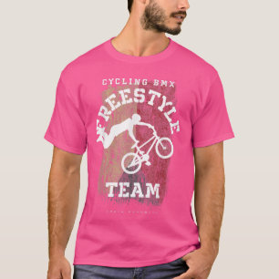 BMX Freestyle Bike Czech Republic Flag Biking Cycl T-Shirt