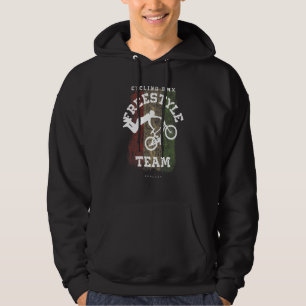 BMX Freestyle Bike Hungary Flag Biking Cycling BMX Hoodie