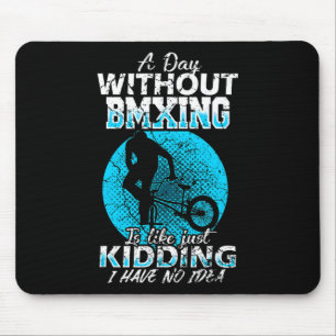 Bmx Freestyle Racing Love Bicycle Mountain Biking  Mouse Pad