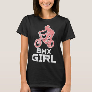 BMX Girl Cute Bicycle Bike Racing Cycling Biker Wo T-Shirt