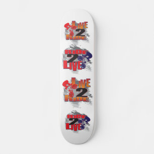 BMX Live to Ride Ride to Live Skateboard