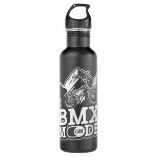 Bmx Mode On - Biker Bicycle Bike Cyclist Extreme S 710 Ml Water Bottle