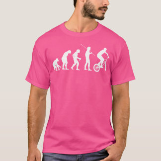 Bmx Mountain Bike Cyclist Evolution Bmx T-Shirt