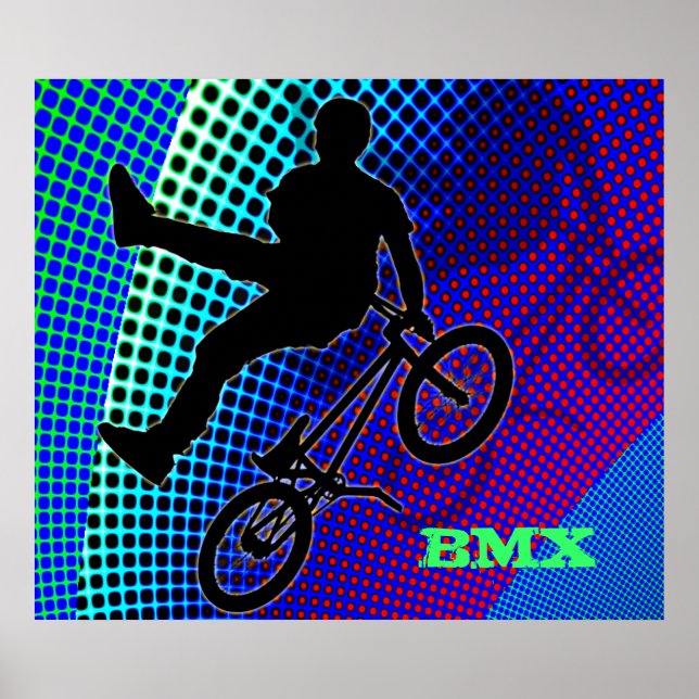 BMX on Fractal Movie Marquee Poster (Front)