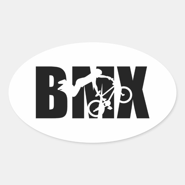 BMX OVAL STICKER (Front)