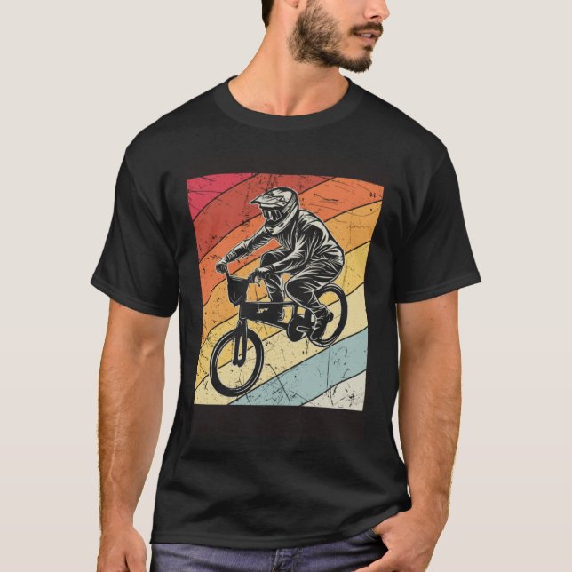 BMX Retro Vintage Bike Freestyle Bicycle T-Shirt (Front)