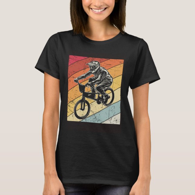 BMX Retro Vintage Bike Freestyle Bicycle T-Shirt (Front)