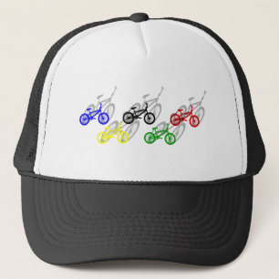 BMX rider bicyle cycling dirt track cyclist Trucker Hat