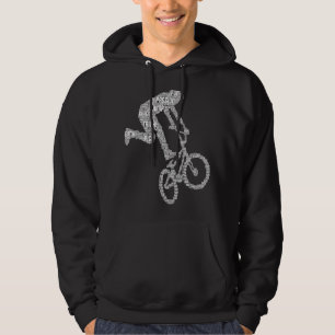 Bmx Rider Bike Bicycle Stunt Racing Boys Kids Hoodie