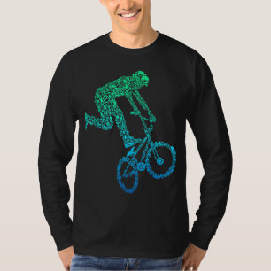 BMX Rider Bike Bicycle Stunt Racing Kids Boys T-Shirt